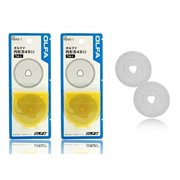 OLFA Rotary Cutter with 45mm Rotary Blades x2 Set, Olfa Cutter