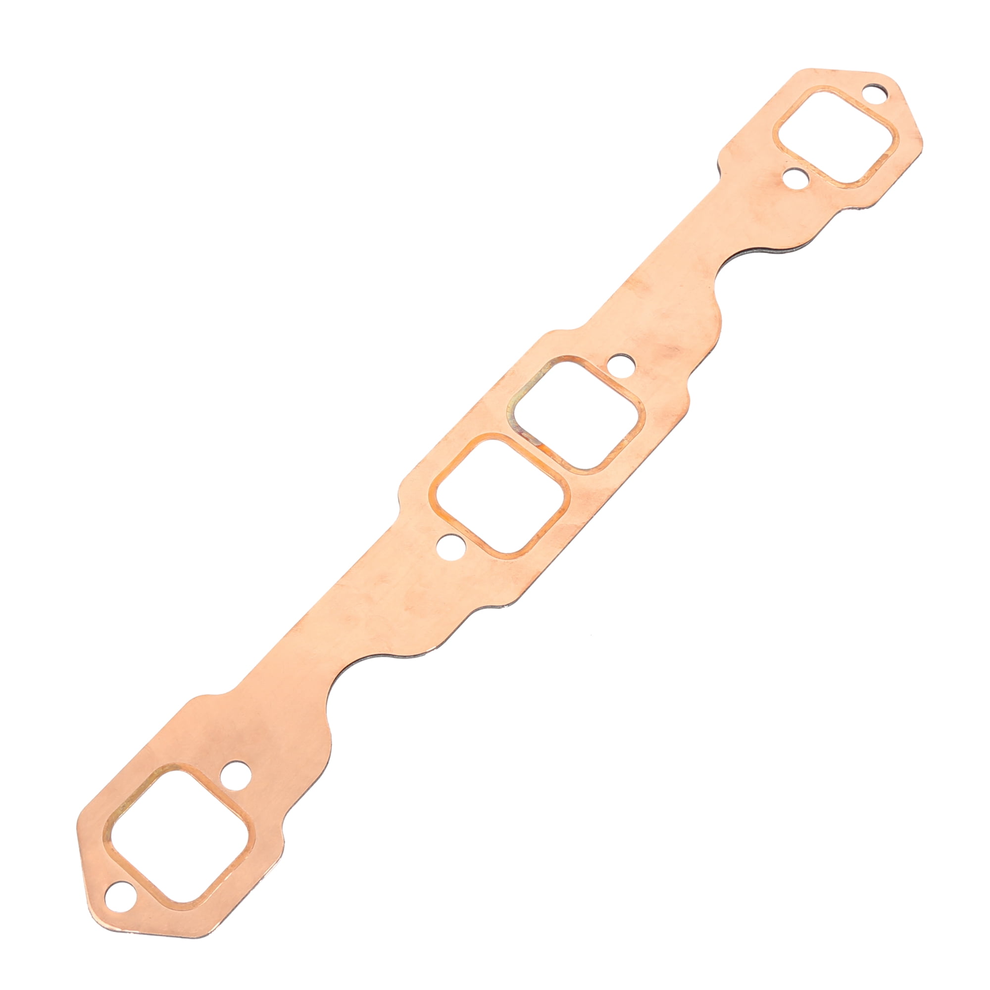 Unique Bargains 2pcs Exhaust Manifold Gasket for Chevy 327 305 350 383 Engine Square Port