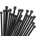thumbnail image 4 of Varpoolfaye 100Pcs 10'' Black Zip Ties Heavy Duty Nylon Cable Ties UV Resistant Outdoor, Indoor, 4 of 4