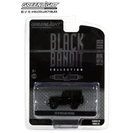 Greenlight 1:64 Black Bandit Series 25 1970 Nissan Patrol