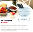 thumbnail image 2 of Yumchikel Chocolate Fondue Pot Set of 2 with Dipping Forks and Tea Light Candle Holder, 2 of 5