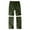 C-Army Green6, variant on JIAYUE Boys Solid Color Trousers Outdoor Convertible With Detachable Legs For Kids Hiking Camping All Weather Attire