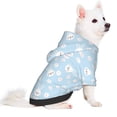 thumbnail image 2 of Fotbe Cute Bunny Sudadera con Estampado para Perros Pequeños – Suéter con Capucha para Mascotas, Tela Suave de Forro Polar con Bolsillo-Medium, 2 of 7