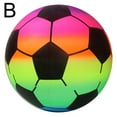 thumbnail image 1 of Soug Neon Rubber Playground Ball 21cm Ball Rainbow Ball Great Outdoor Fun Gift New, 1 of 8