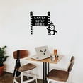thumbnail image 3 of Vinyl Wall Art Decal - Santa Stop with Penguin Sign - 23" x 26" - Modern Cute Christmas Quote Sticker For Holiday Season Home Bedroom Living Room Work Kids Room School Decor, 3 of 4