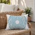 thumbnail image 6 of Creative Products Round Blue Dashes 14x20 Indoor / Outdoor Pillow, 6 of 9