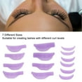 thumbnail image 3 of Eyelash Perming Pads 7 Pairs Lash Lift Pads Rods, Lash Lift Eyelash Curlers Eyelash Perm Rods Soft Reusable Lash Lift  7 Size Eyelash Perming Curler Shield, 3 of 8