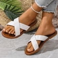 thumbnail image 4 of Willtoo Women Comfortable Flat Beach Sandals With Wide Straps For Outdoor Spring Summer 2026, Ladies Casual Wrap Around Open Toe Shoes, 4 of 6