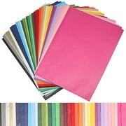 BAISDY 108Pcs Colored Art Tissue Paper for DIY Craft Gift Wrapping Tissue Paper 19.68x13.7inch