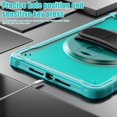 thumbnail image 5 of KOMI for iPad 9th/ 8th/ 7th Generation Case (iPad 10.2 inch Rugged Case 2021/2020/2019) with Screen Protector, Rotating Stand/Pencil Holder/Carrying Shoulder Strap Stick Kickstand & Translucent, 5 of 5