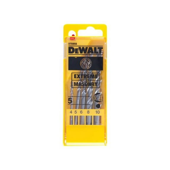 DEWALT - Extreme Masonry Drill Bit Set, 5 Piece