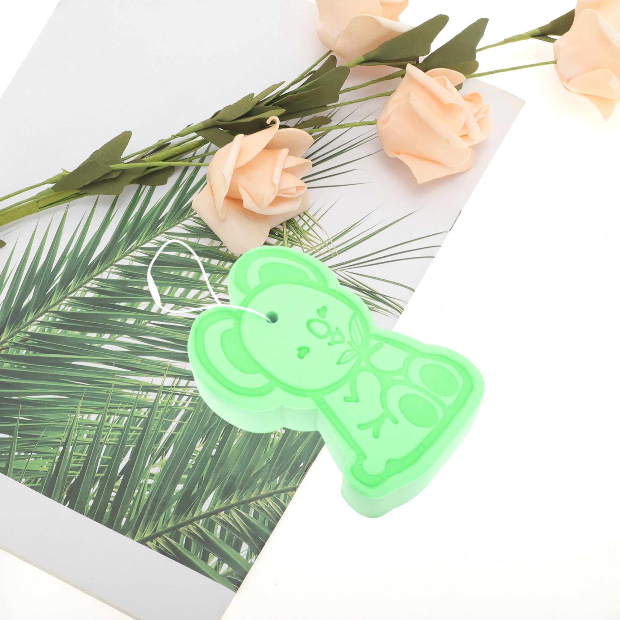 Unique Bargains Cartoon Bath Shower Brush 4.53"x2.76"x1.1" 1 Pc Green