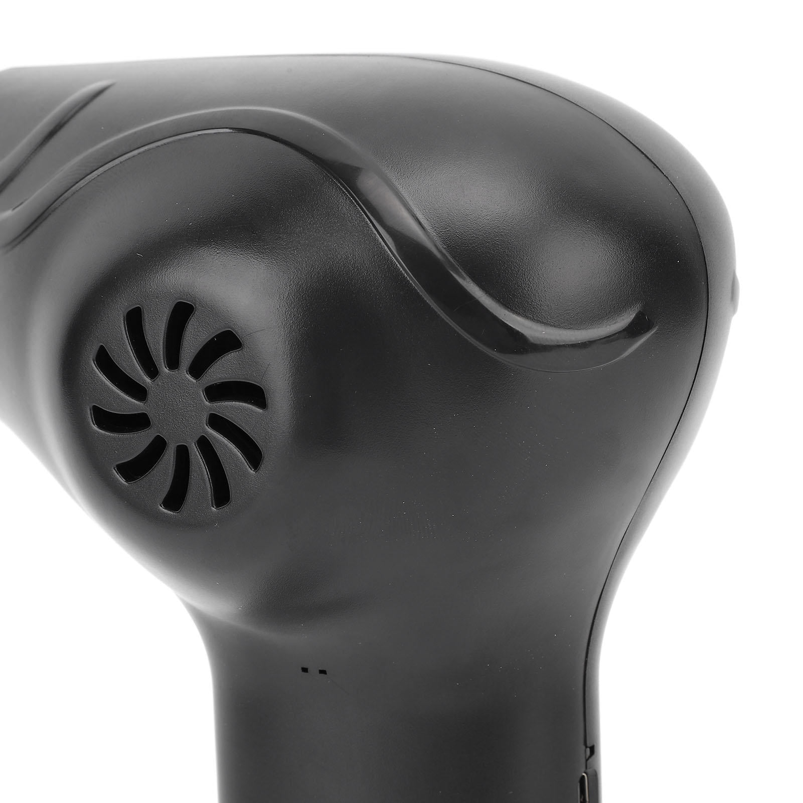 LAZIOEGR 60,000 RPM Portable Air Duster – 2‑Speed, 5‑Nozzle, Rechargeable 6000 mAh, Built‑in Light for Keyboards & Car Seats