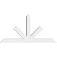 thumbnail image 2 of 60"W x 30"H x 4"D x 4"F, 12/12 Pitch, Saratoga Architectural Grade PVC Gable Bracket, 2 of 8