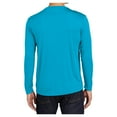 thumbnail image 2 of Yellow Rooster Men's Tall Long Sleeve PosiCharge Competitor Tee Atomic Blue 3XLT, 2 of 6