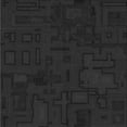 thumbnail image 1 of Ahgly Company Machine Washable Indoor Square Transitional Midnight Gray Area Rugs, 4' Square, 1 of 7