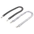 thumbnail image 1 of KAKOWELY 1 Set 2Pcs Acrylic Chain Straps Practical Handbag Purse Replacement Chains,23.62X"X1.18"X0.39", 1 of 5