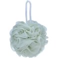 thumbnail image 1 of Esponja de baño de malla, Bola de ducha exfoliante, accesorio de limpieza con pompón, 1 of 5