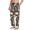 thumbnail image 2 of FORMRS Mens Pajama Pants with Pockets Sleepwear Lounge Bottoms Sizes S-2XL, Gray Dinosaur, 2 of 7