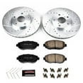 thumbnail image 3 of PowerStop Front Z23 Evolution Sport Carbon-Fiber Ceramic Brake Pad and Drilled & Slotted Rotor Kit Fits: LEXUS Select Models K1077, 3 of 10