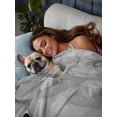 thumbnail image 3 of Grey Ombre Marble Flat Sheets Only Twin XL Size, Soft Breathable Bed Top Sheets for Mattress, Gray Marble Crack Abstract Modern Luxury Bedding Flat Sheets for Home Hotel Bedroom Bed Protection, 3 of 9