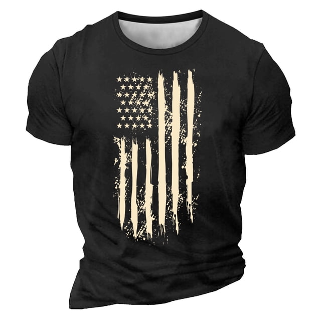 Camisetas de Manga Larga para Hombres Imprimir Casual Cuello Redondo Camiseta de Manga Corta, Camisetas de Manga Larga para Hombres Algodón