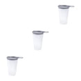 thumbnail image 3 of Thinsony Lightweight And Portable Water Bottles For Running Easy To Clean Convenient Bright Moon White 200ml 3Set, 3 of 6