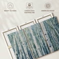 thumbnail image 6 of Elephant Stock Sounds Wall Art - Horizontal Multi Panel Canvas - Living Room Wall Decor - Nature Multi Panel - Blue And White Decor By Tamara Gonda - 38" x 24", 6 of 8