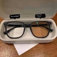thumbnail image 3 of smart glasses - automatically switch transparent to  lenses, matte black frame, suitable for computer, driving - compatible with smartphones/ tablets - unisex style - modern minimalist design, 3 of 7