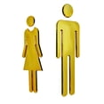 thumbnail image 3 of quatre en un WC de pared para inodoro Calcomanías para Bronce + Oro, 3 of 9