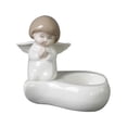 thumbnail image 3 of Estatua de ángel té titular de velas decoración de escritorio escultura de cerámica versátil para centros de mesa de mesa de bodas decorativas Estilo a, 3 of 8
