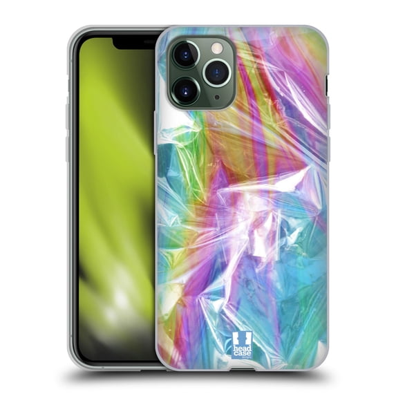 Head Case Designs Oil Slick Prints Iridescent Soft Gel Case Compatible with Apple iPhone 11 Pro