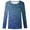 Blue, variant on Tiijoy Big Girls Sequin Print Long Sleeve T-Shirt Crew Neck Fashion Pullover T Shirt