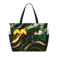 thumbnail image 1 of Easygdp Green Marble Bolsa de Viaje de Playa de Gran Capacidad, Bolsa Tote Perfecta para la Playa, Escapadas de Fin de Semana y Viajes, 1 of 7