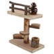 thumbnail image 4 of Plataforma de escalada para hámster, juguetes de madera, juego de actividades para hámster, ratones, animales pequeños, 4 of 5