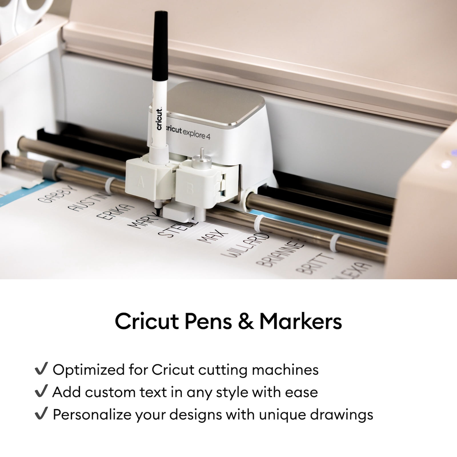 Cricut Dual-Sided Markers, Ultimate Marker Set, 22 Count, 1.0mm Marker Tip + 0.4mm Fine Point Pen Tip - For use with Maker, Explore, & Venture Machines