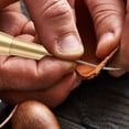 thumbnail image 3 of IFANLANDOR 2Pcs Diy Hand Stitching Tool Golden Sewing Awls Copper Steel For Parents Shoe And Repair Projects, 3 of 8