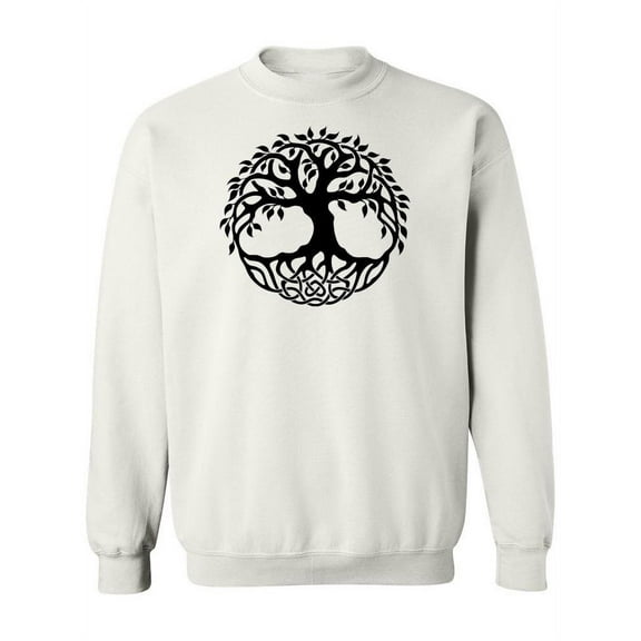 Ancient Celtic Tree Design . Sweatshirt Women -Image by Shutterstock, Female x-Large