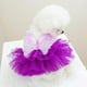 thumbnail image 5 of Vestido para perros ANIAC Butterfly Tutú morado para perros pequeños (M), 5 of 5