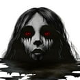 thumbnail image 7 of Dserhfy 1 Set Halloween Female Ghost Sticker Waterproof PVC Self-adhesive Creepy Home Bedroom Living Room Wall Floor Decoration 3D Effect Lady Ghost Decal, 7 of 7