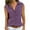 Purple, variant on PATLOLLAV Womens Tops,Women Casual Solid Sleeveless Turn Down Collar Pockets Buttons Shirts Tops