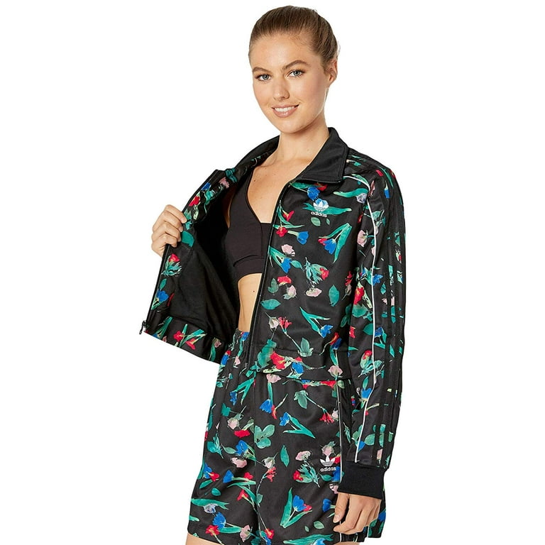 pakket Uitgaan dek adidas Originals Women's Bellista Floral Track Jacket - Walmart.com