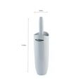 thumbnail image 7 of Bath Bliss Contour Bathroom Toilet Brush and Holder, White, 7 of 7