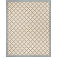 thumbnail image 4 of SAFAVIEH Beach House Richard Geometric Indoor/Outdoor Runner Rug, Cream/Blue, 2'2" x 12', 4 of 10