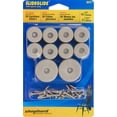 thumbnail image 2 of Shepherd Hardware 9471 1-inch and 1-1/2-inch Round, Adhesive Slide Glide Furniture Sliders, 20-Count, 2 of 2