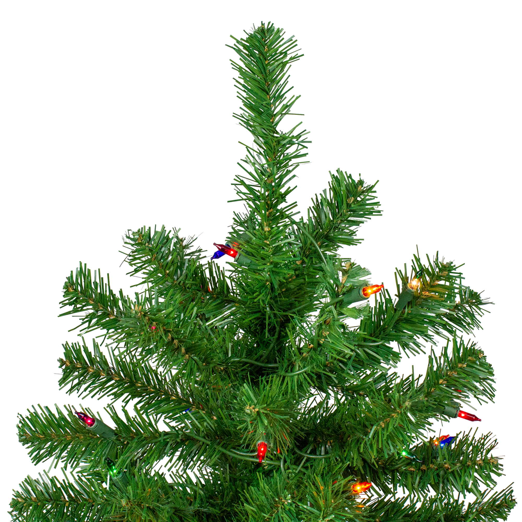 Northlight 7' Pre-Lit Norfolk Spruce Artificial Christmas Tree, Multi Lights