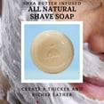 thumbnail image 4 of GENTS All Natural Shave Soap Set for Men, Fragrance Free Shaving Soap with Shea Butter for Sensitive Skin (3 Pack), 4 of 4