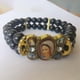thumbnail image 3 of Pulsera con ,Pulsera elástica estirable con para hombre,Pulsera religiosa Encantos Cadena de muñeca,Pulsera de mano Cadena Imagen exquisita,Adolescentes únicos del brazalete Fernando Pulsera con cuentas, 3 of 8