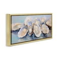 thumbnail image 4 of Stupell Industries Aquatic Oyster Bunch Nautical & Beach Painting Gold Floater Framed Canvas Art Print Wall Art, 31 x 14, 4 of 10