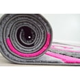 thumbnail image 4 of Planet Rugs Premium 3D Thick Abstract Indoor Area Rug 327 Pink 7'9''x10'8'', 4 of 10